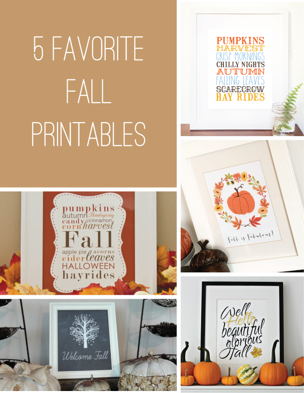 5 Free Fall Printables – Short Stop Designs